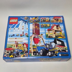 LEGO CITY FARM # 7637 NEW SEALED IN BOX 609 PIECES 2009 TRACTOR ANIMALS