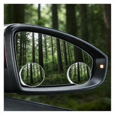 1.94" Car Blind Spot Mirror, 360 Adjustable Round HD Glass Convex Rear 2PCS