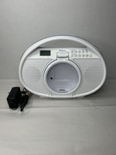 Insignia NS-B4113 Water-Resistant Boombox CD Player iPod Dock FM Radio   Works 