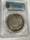1890-CC Morgan Silver Dollar AU Detail - Cleaned PCGS #966
