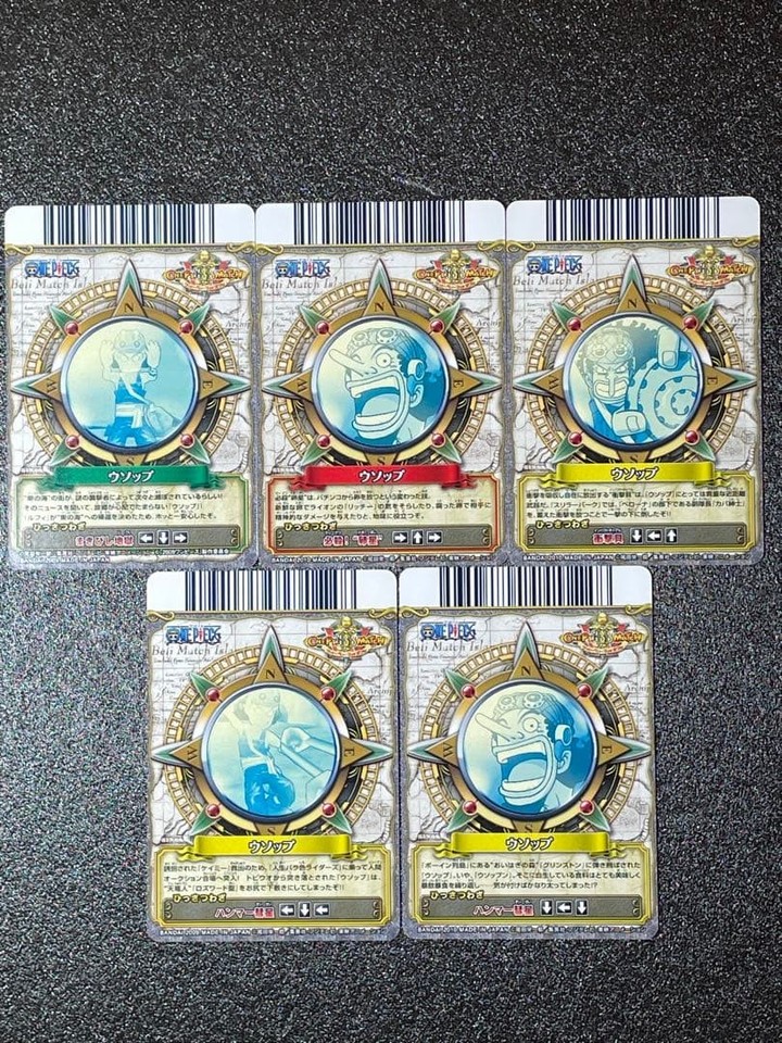 One Piece Trading Card Very Big Match Usopp Brook Flag Sogeking Promo ...