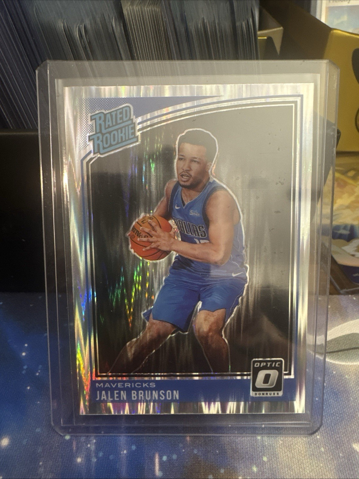 2018-19 Panini Donruss Optic - Rated Rookie Jalen Brunson #179 Shock Prizm (RC)