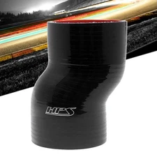 HPS 2.5" (63mm) Black Silicone Offset Coupler Hose 6" Long Intake Intercooler