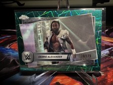 2025 Topps Chrome WWE - Cedric Alexander #143 Teal Laser Refractor /175