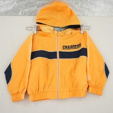 Los Angeles Chargers Kids Yellow Dark Blue Colorblock Windbreaker Jacket