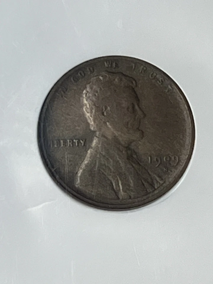 (Lot F) 1909-S Lincoln Cent, Key Date, NGC F12. Hard Key Wheat Penny To Find! - Image 3 of 4