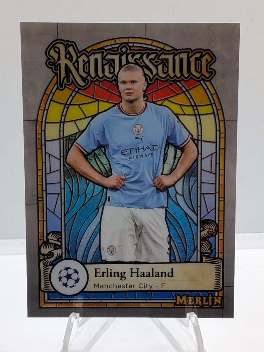 2023-24 Topps Merlin Renaissance ハーランド Erling Haaland Renaissance - 2022-23 Topps Merlin UEFA Club