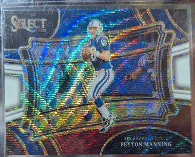 2023 Panini Select 341 Peyton Manning Field Level Tri-Color Prizm /75 Colts
