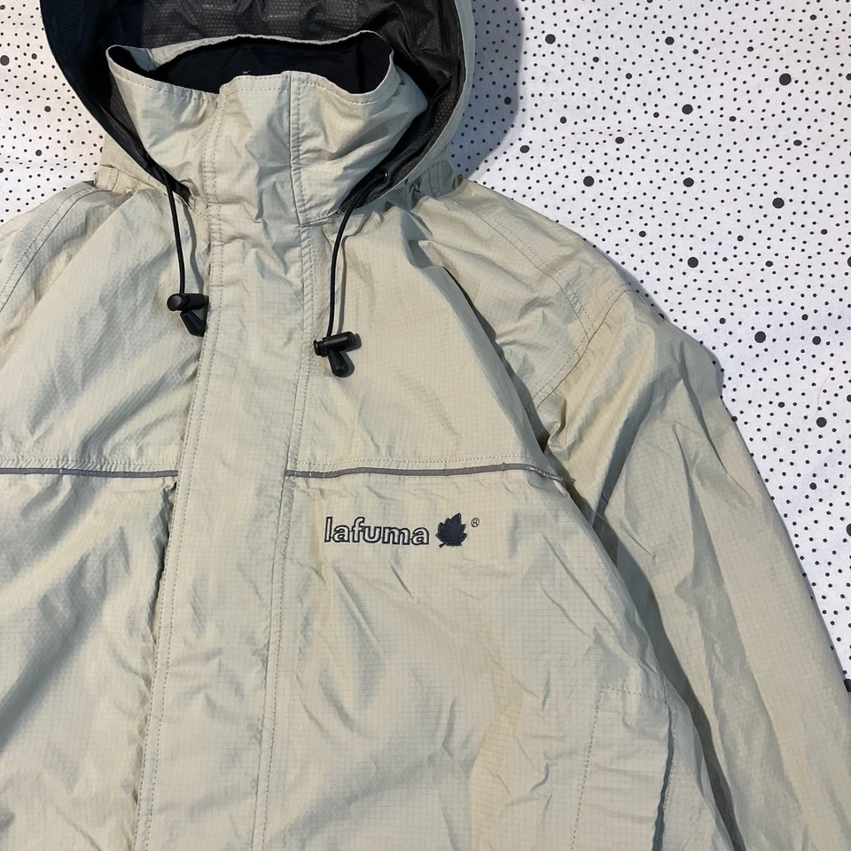 Lafuma Memphis жилет куртка мужская L Paclite Gore-Tex бежевый ветровка водонепроницаемый - Изображение 2 из 4