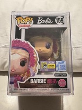 Funko Pop Barbie Rockers Facet 159 SDCC 2025 Con Sticker Official w/ hard stack