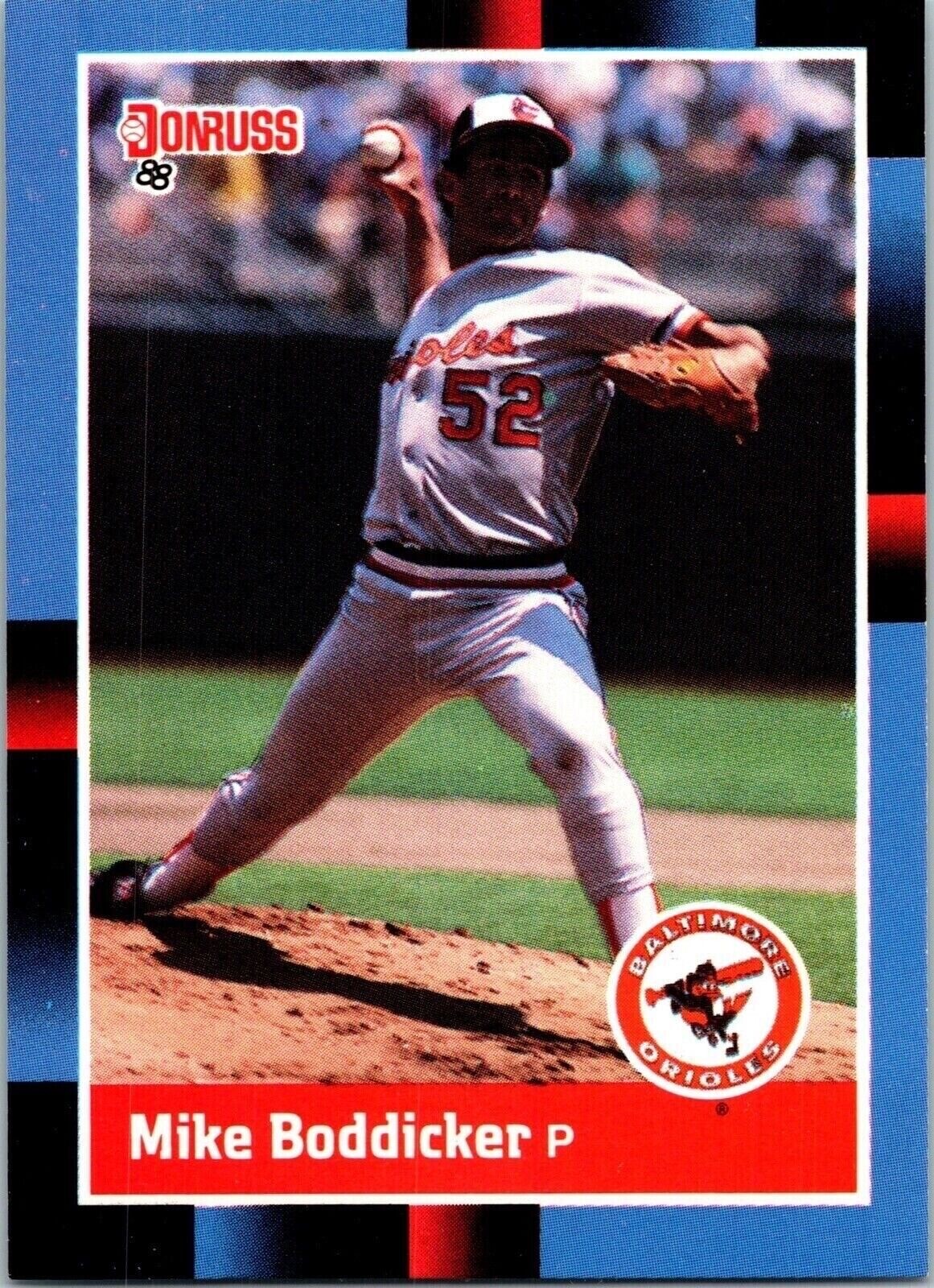 1987 Mike Boddicker 52 Leaf 89 Baseball Sports Trading Card