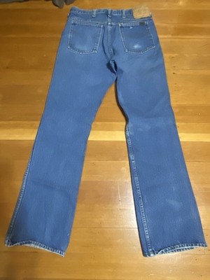 Vintage Roebucks Jeans Mens 32 x 34 Dark Wash Denim Sears 90s
