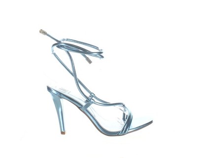 JLO by Jennifer Lopez Womens Rainia Blue Ankle Strap Heels Size 6.5 (7834360)