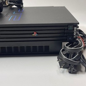 Sony PlayStation 2 PS2 Console SCPH-50001 w/ OEM Controller Cables Tested