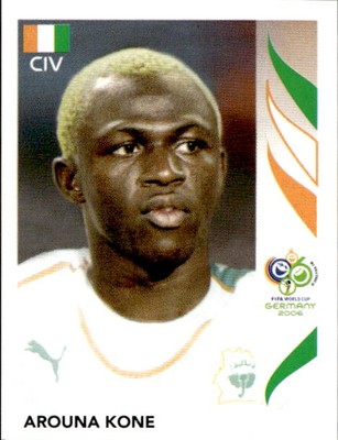 Germany 2006 Sandwiches # 206 Ivory Coast Kone Figure