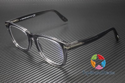 TOM FORD FT5820-B 020 Square Grey Demo Lens 50 mm Men's Eyeglasses