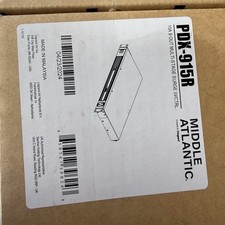 Middle Atlantic PDX-915R 15A 9-Outlet Rackmount PDU Surge Protection, Black