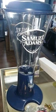 RARE OPEN BOX BRAND NEW SAMUEL ADAMS  BEER 20" TALL DISPENSER TOWER