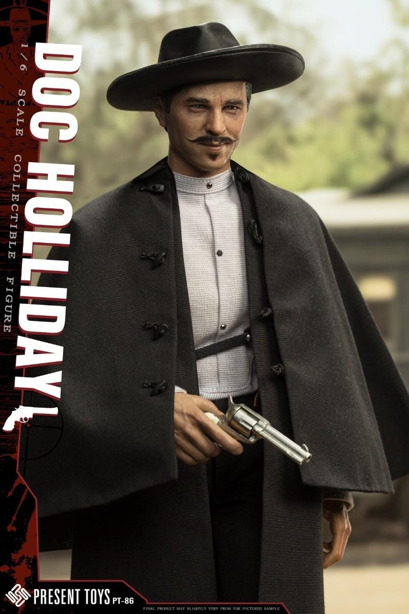 PRESENT TOYS 1/6 レジェンダリー・ガンナー PT-sp86 New PRESENT TOYS PT-sp86 1/6 Legendary Gunner Doc Holliday 12