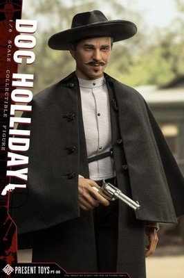 New PRESENT TOYS PT-sp86 1/6 Legendary Gunner Doc Holliday 12