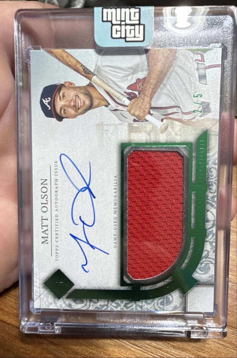 Matt Olson Baseball Serial Numbered Sports Trading Cards