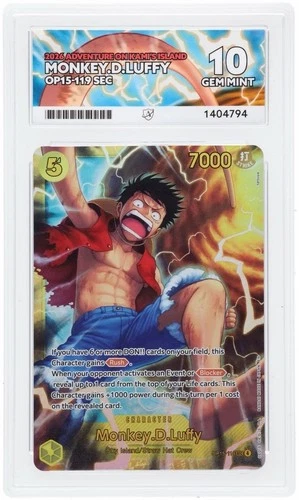 Monkey D Luffy OP15-119 SEC One Piece Alt Art ACE 10 ENGLISH