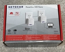 NEW NetGear Powerline 500 Nano Adapter, Model XAVB5101, 500 Mbps WiFi