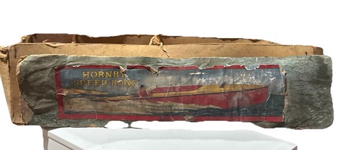 2 Vintage Hornby Tin Toy Boats 1930s Tinplate Clockwork Boats - Picture 5 of 8