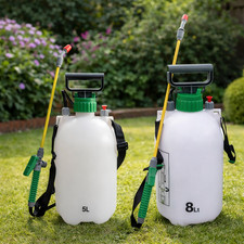 Garden Pest Control, Triggered spray Gun With 5/8 Litre Pressurised Tank Bottle