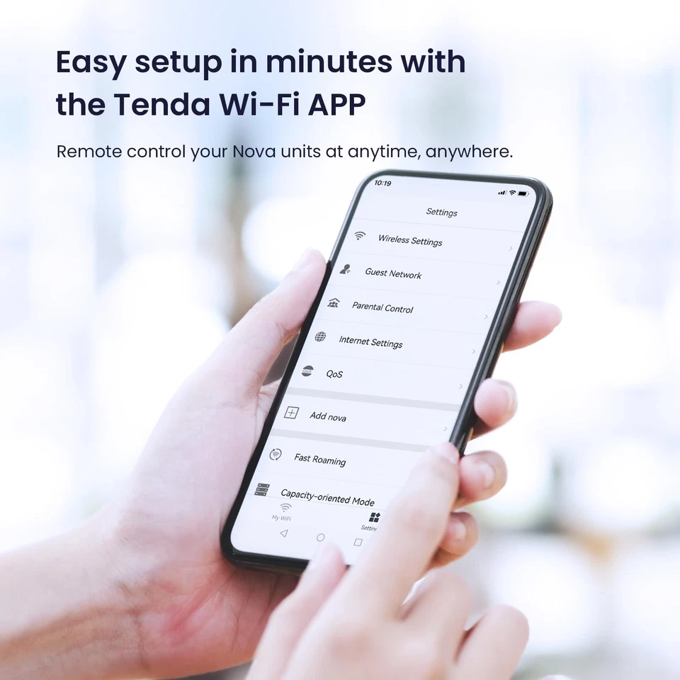 Nova Mesh WiFi System MW6 - Covers up to 2400 sq.ft - AC1200 Whole Home WiFi ... - Image 4 of 4