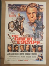 Steve Chorney The Great Escape Screen Print Movie Poster Mondo Style Art xx/90
