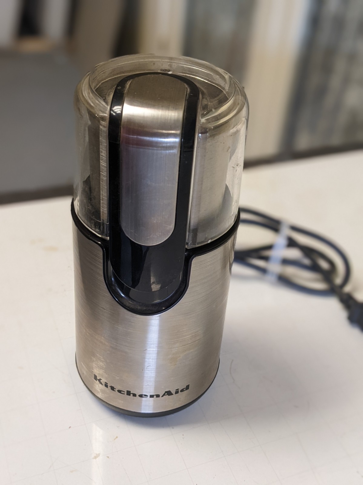 KitchenAid BCG111 Coffee Bean Grinder Stainless Black Onyx
