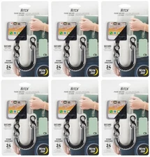 Nite Ize Hitch Phone Anchor + Tether - Black/Black (6-Pack)