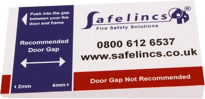 SAFELINCS Fire Door Gap Gauge Checker Tool, Small and Light, Pocket Fit
