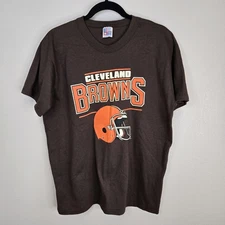 Vintage NFL Cleveland Browns T-Shirt Size XXL 80s Garan Inc Officially Licensed
