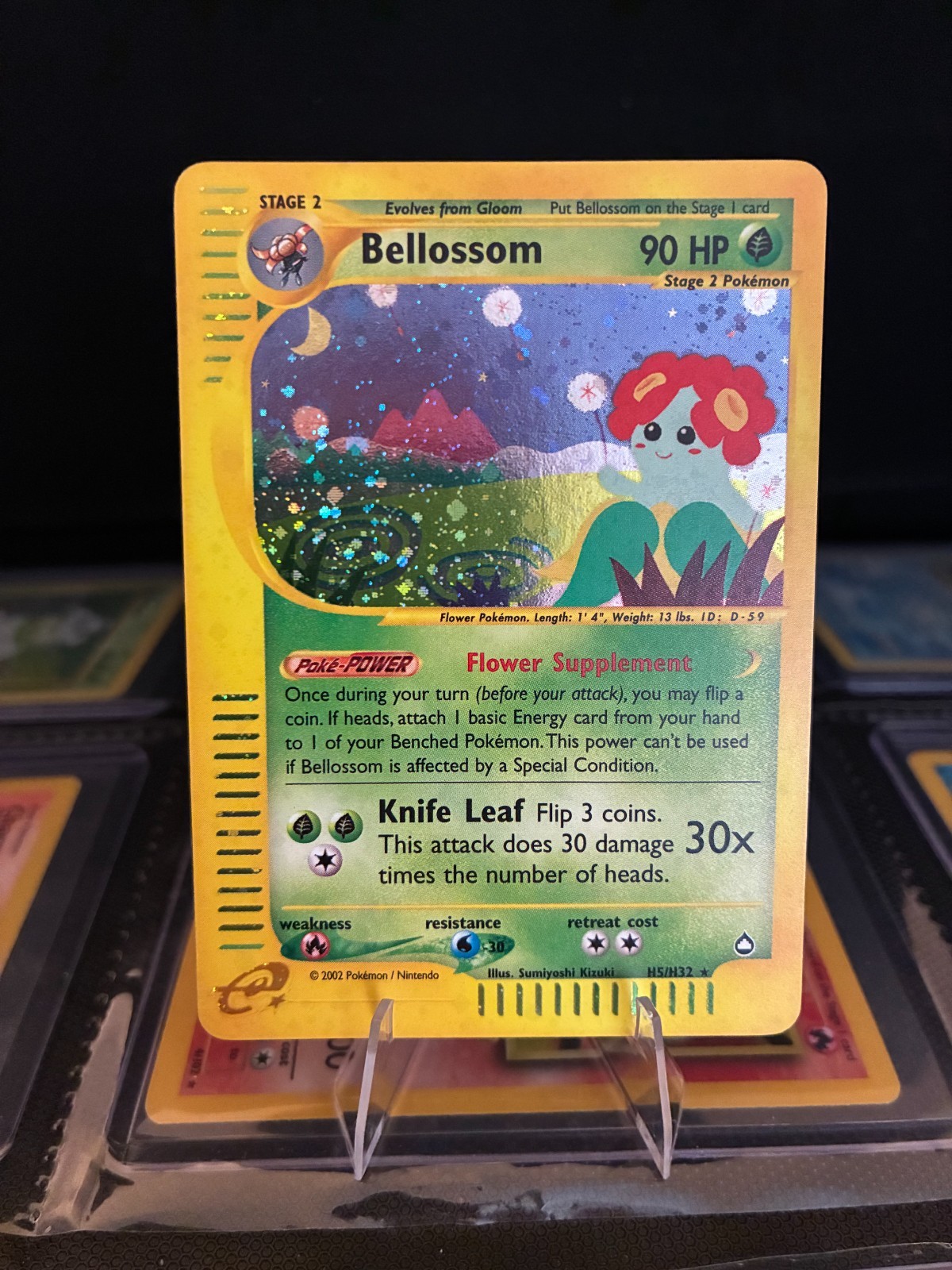 Bellossom H05/H32 Aquapolis Holo NM