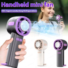 Portable Handheld Fan Rapid Ice Cooling USB Rechargeable Refrigeration Mini Fan