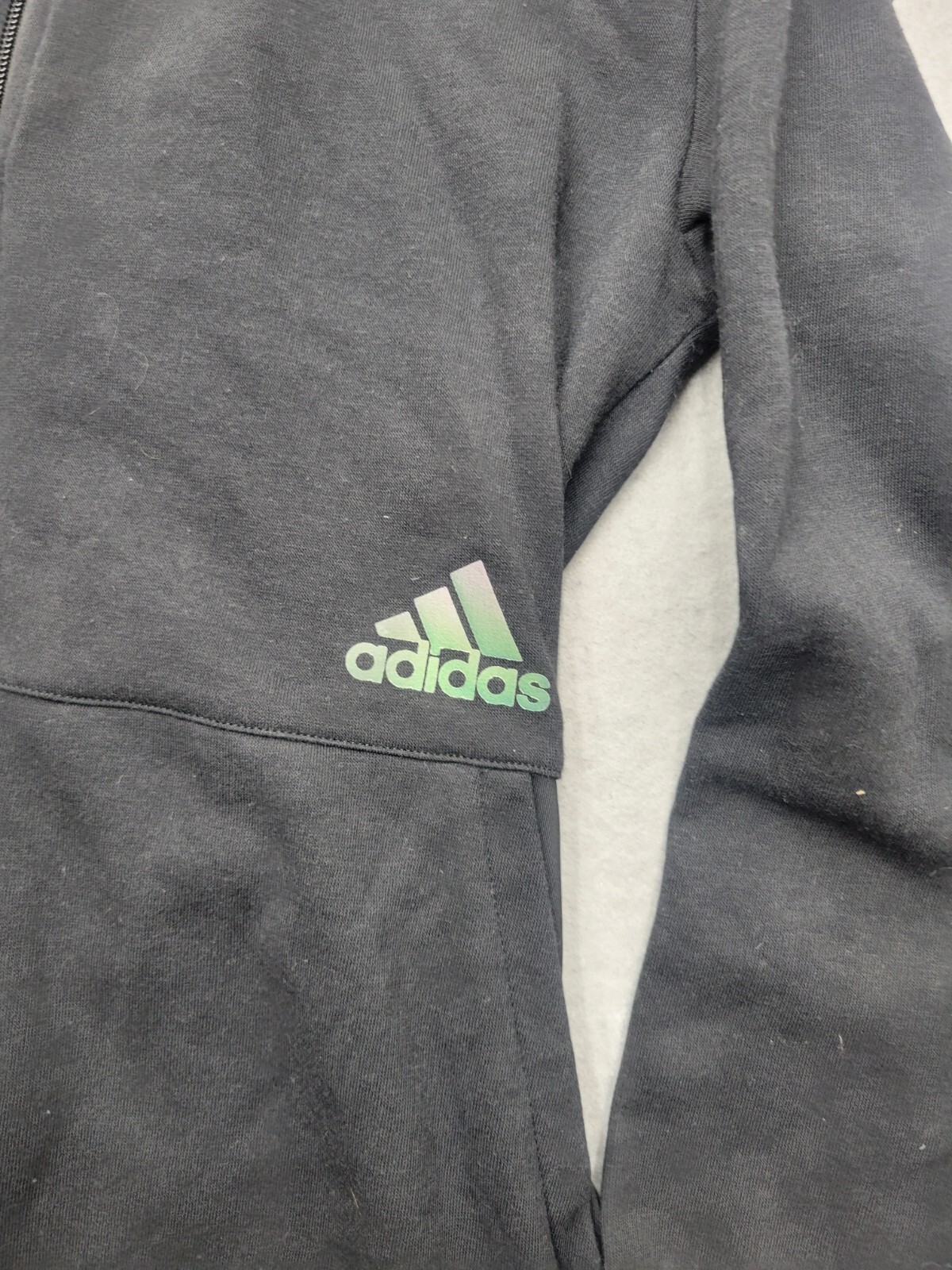 Adidas Women Jacket Small Black Basic Jacket Draw… - image 4