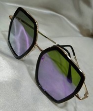 SUNGLASSES Aviator Retro Vintage Mens Womens Mirrored UV400 New Lens Frame Color