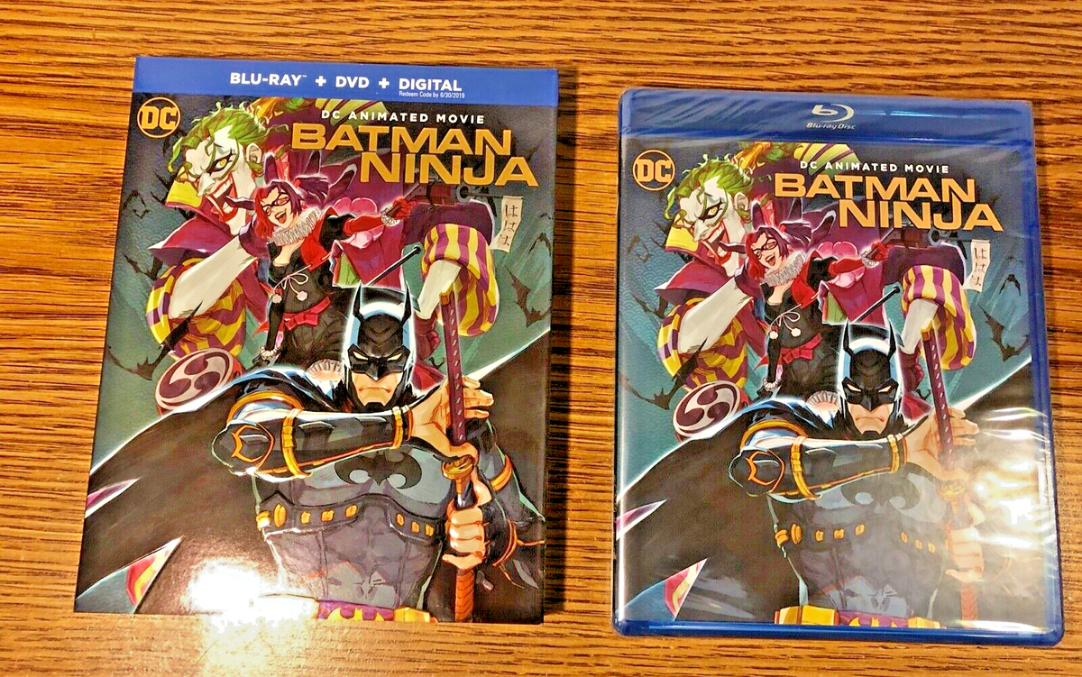 DC Animated Movie BATMAN NINJA Blu-ray + DVD + Digital NEW SEALED