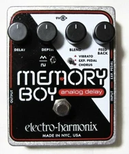Used Electro-Harmonix EHX Memory Boy Analog Delay w/ Chorus/Vibrato Effect Pedal