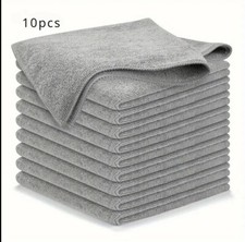 10 Pcs/Pack Microfibre Cloth Cleaning Auto Car Detailing Wash Towel Duster 25*25