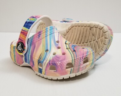 Crocs Kids Classic Out of this World II Clog Clouds Rainbow  display picture 1