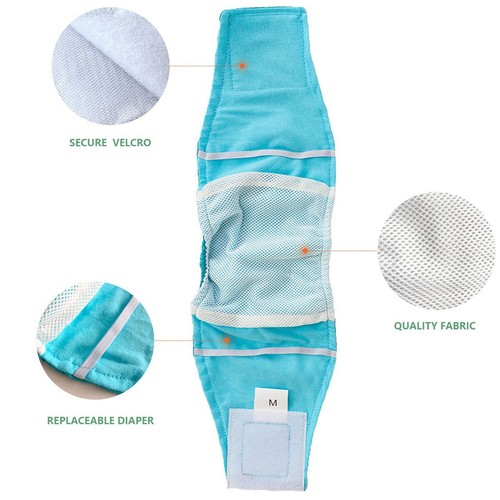 Pet Diapers Female Sanitary Pants Dog Washable Underwear Physiological Panties - Picture 4 of 16