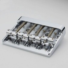 4 string bass bridge tailpiece 19mm spacing Chrome BB031 From Korea SUNG-IL