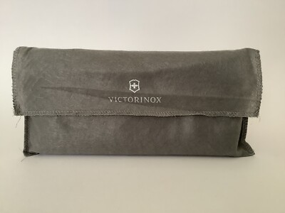 New Victorinox 'Victoria 2.0' Black Nylon Twill & Leather Zip