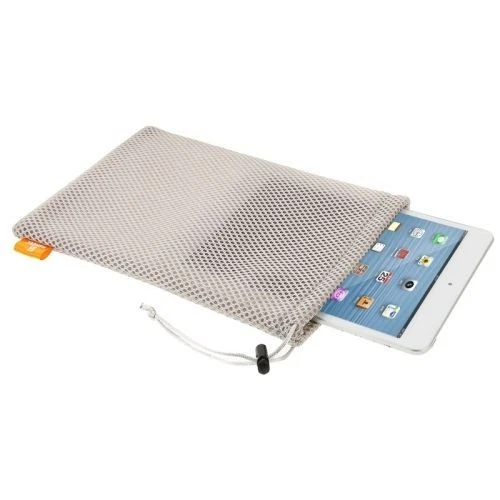 HAWEEL Nylon Mesh Drawstring Pouch Bag with Stay Cord for iPad mini 3 2 1 - Image 2 of 4