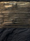 Ice Water Textured Footed Rectangle Scandinavian Glass Crystal Serving Tray — photo 3