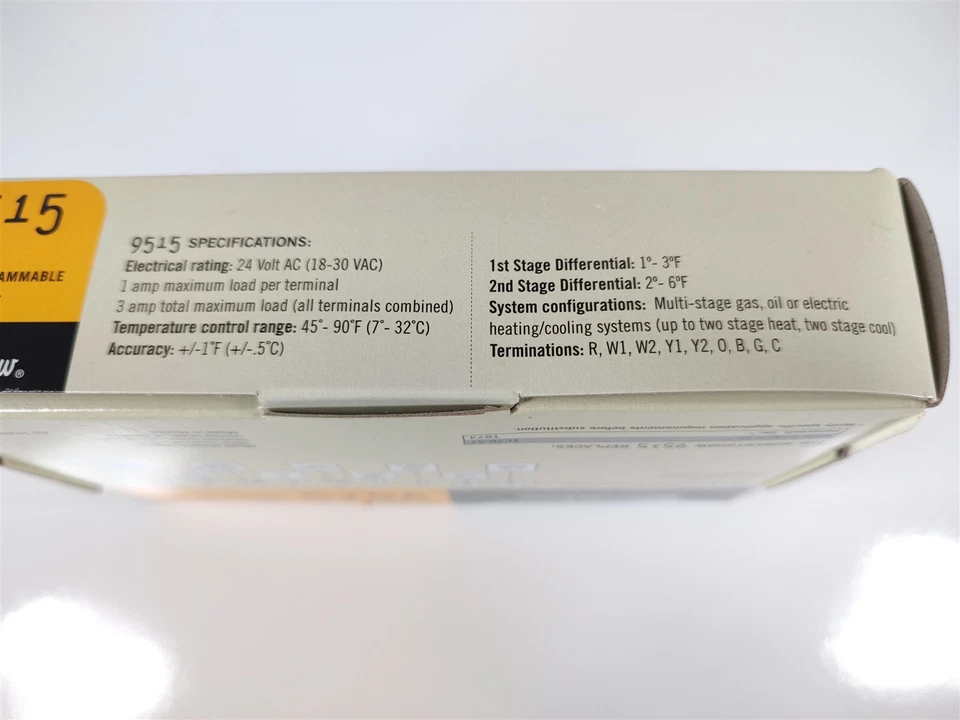 Robertshaw 9515不可编程恒温器 — 第 3/3 张图片