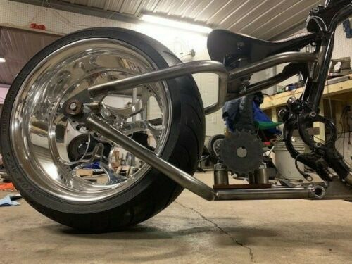 Hardtail Sportster XL Kit @ 300 Largeur Pneu , Inclus Arbre de Renvoi, Chaînes + - Photo 10 sur 12